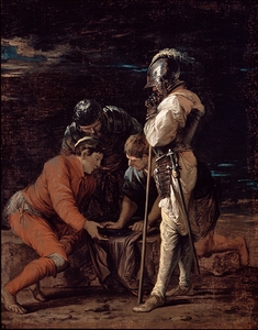 Soldiers Gambling by Salvator Rosa [1615–1673]